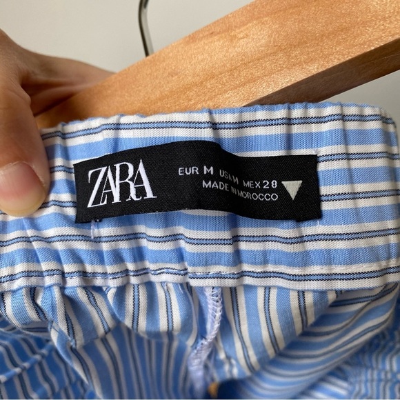 Zara Striped Shorts size M - Picture 5 of 5